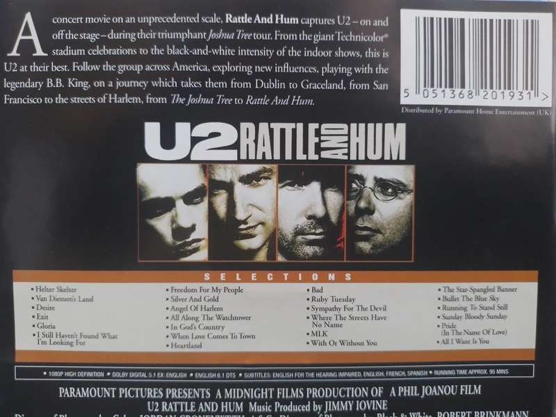 Blu-Ray - U2 Battle and Hum