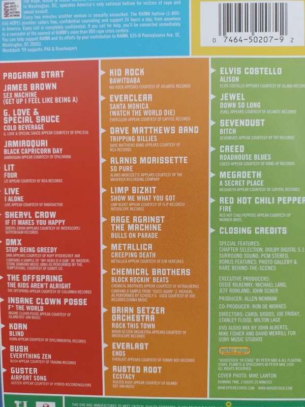DVD - Woodstock 99