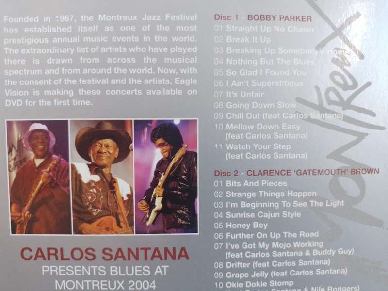 DVD - Carlos Santana Presents Blues At Montreux 2004 (3dvd)