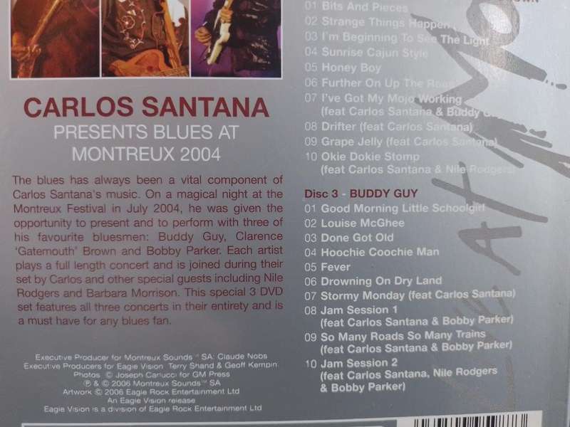 DVD - Carlos Santana Presents Blues At Montreux 2004 (3dvd)