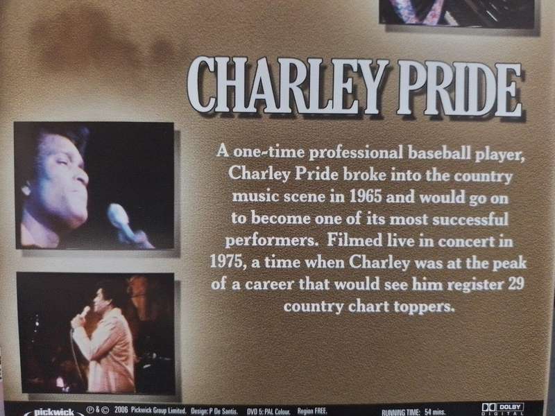 DVD - Charlie Rich Charlie Pride 2 concerts on 1 DVD