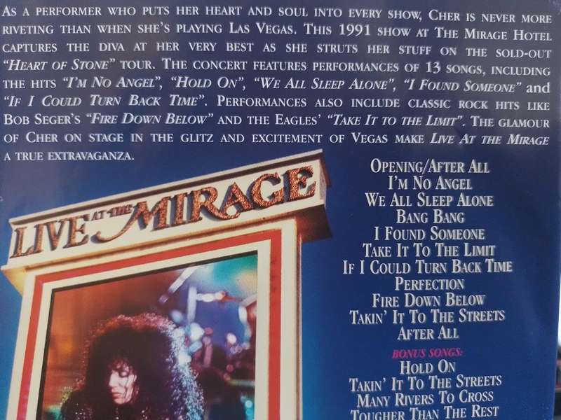 DVD - Cher Extravaganza Live At The Mirage