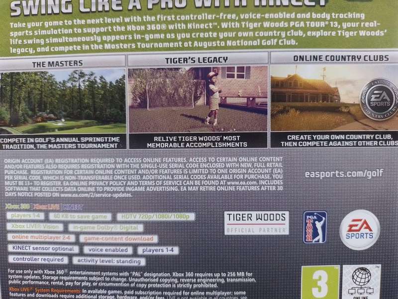 Xbox 360 - Tiger Woods PGA Tour 13