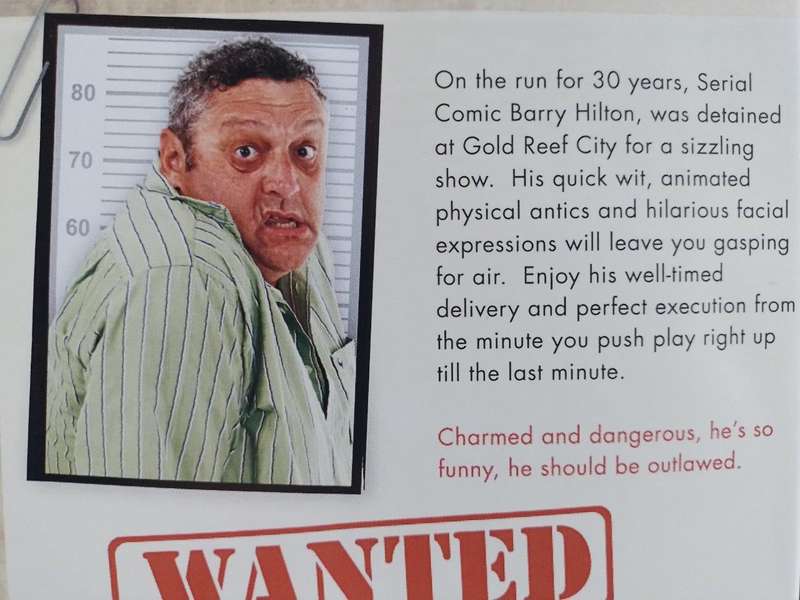 DVD - Barry Hilton Serial Comic