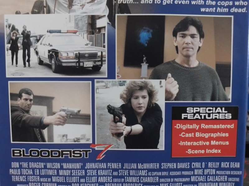 DVD - Bloodfist 7 Manhunt - Don "The Dragon" Wilson