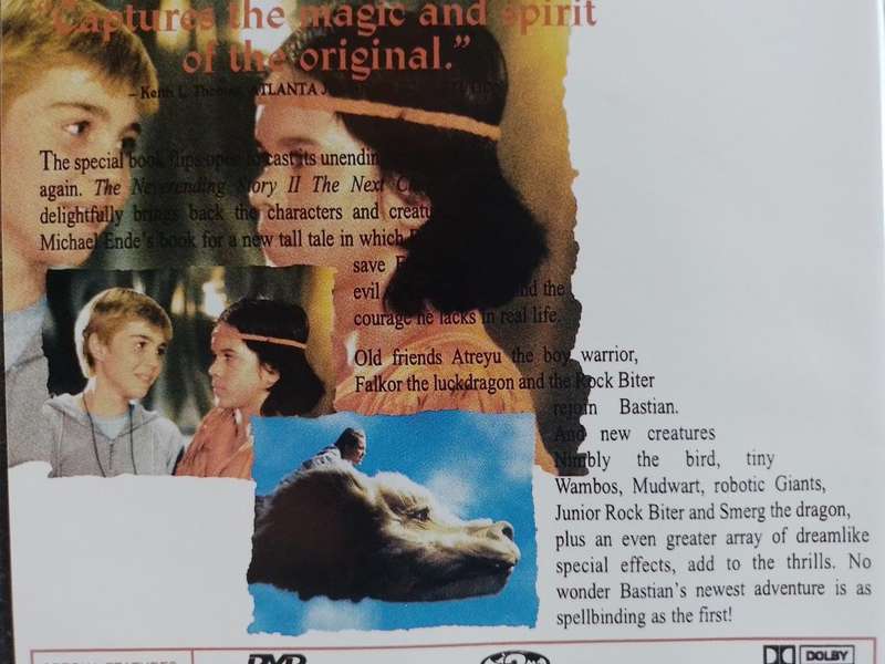 DVD - The Never Ending Story II The Next Chapter