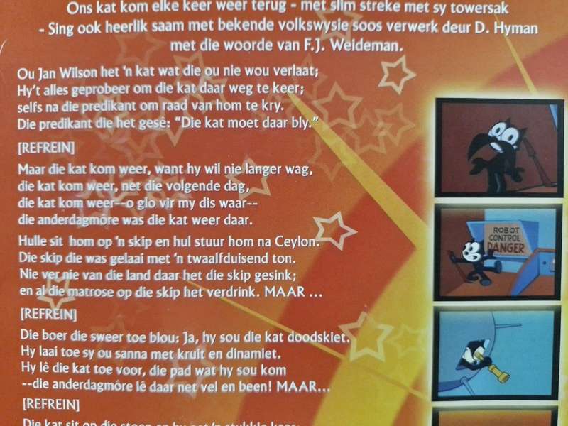 DVD - Felix Die Kat Kom Weer - 9 Lekkerlg Episodes