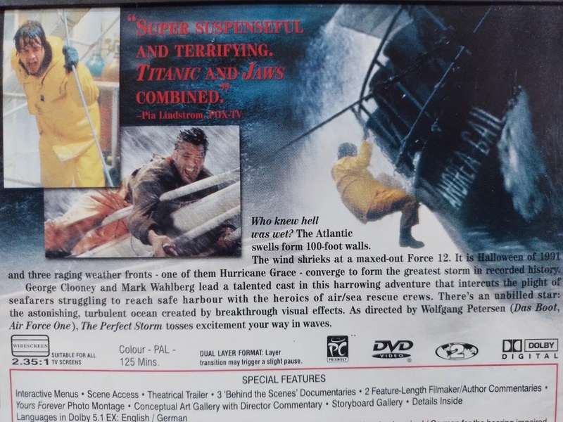 DVD - The Perfect Storm Clooney Wahlberg
