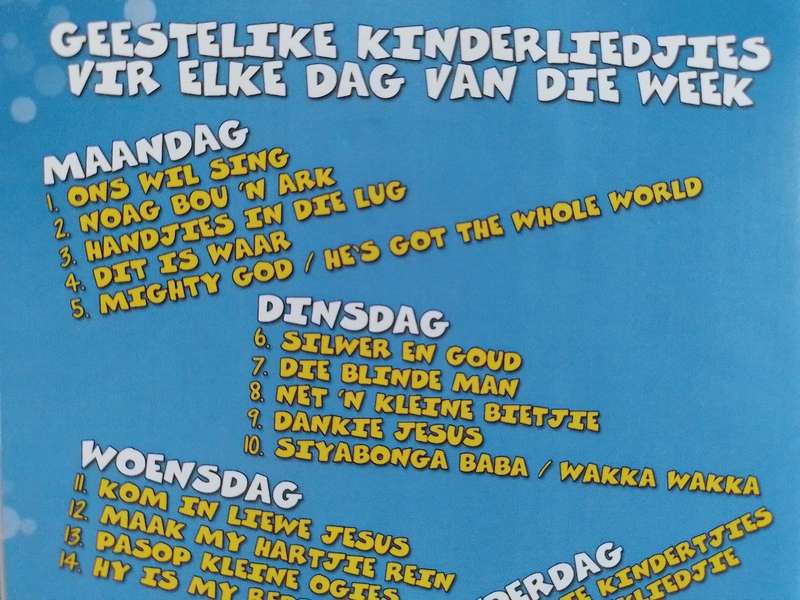DVD - Sonja En Tjokker 2 Ons Wil Sing Geestelike Kinderliedjies