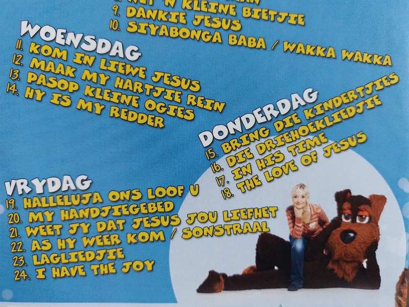 DVD - Sonja En Tjokker 2 Ons Wil Sing Geestelike Kinderliedjies