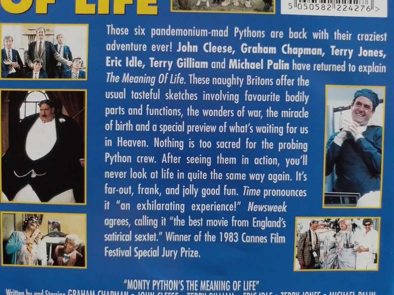 DVD - Monty Python's The Meaning of Life