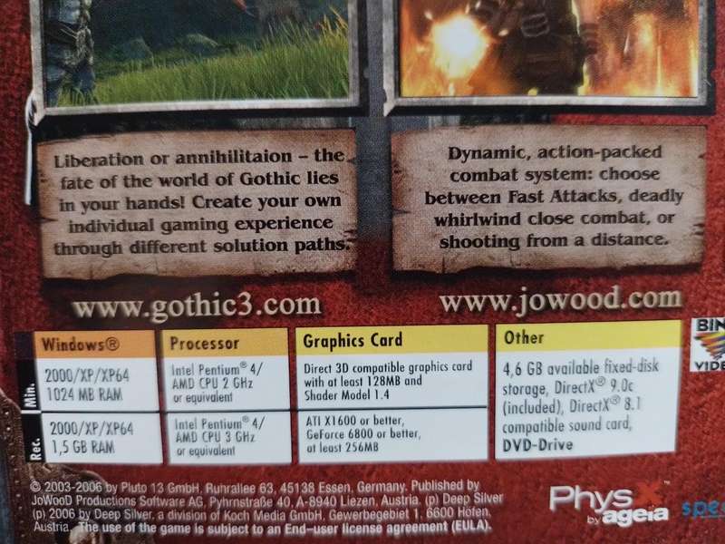 PC - Gothic 3