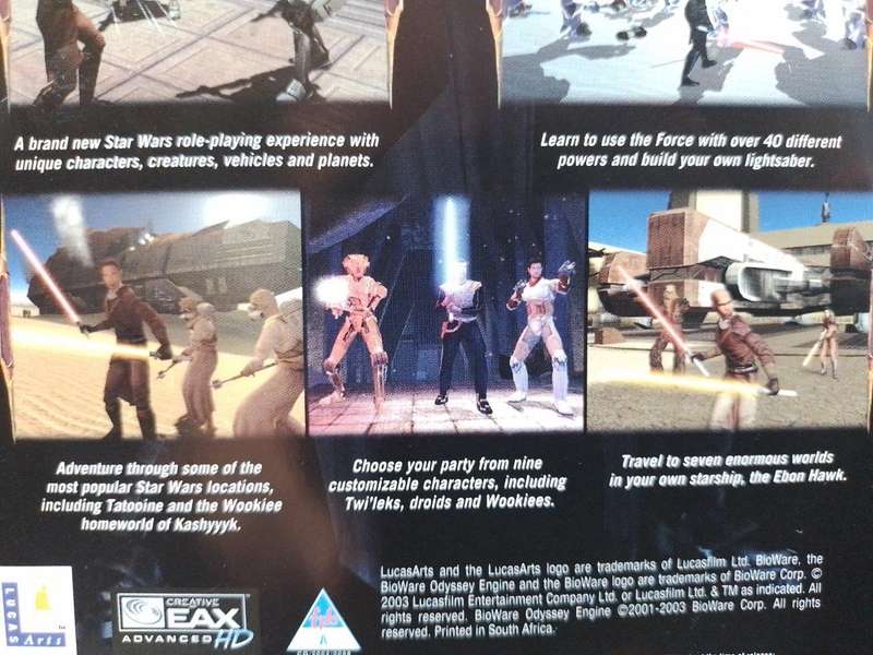 PC - Star Wars Knights of the Old Republic