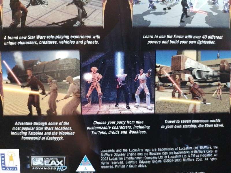 PC - Star Wars Knights of the Old Republic