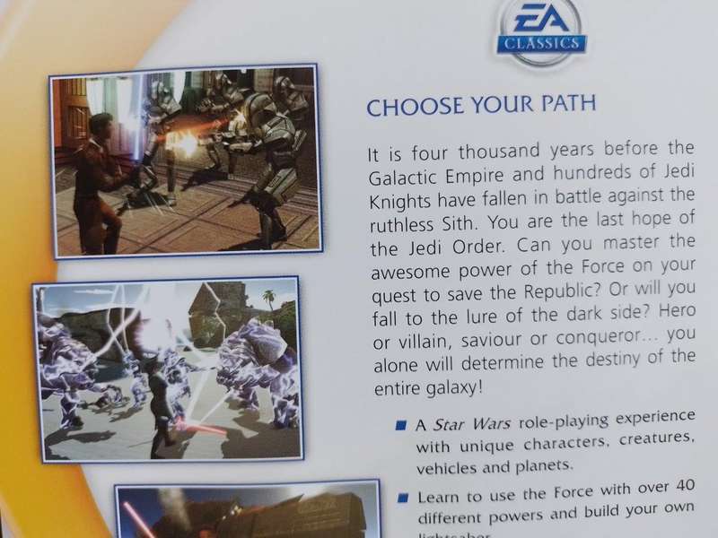 PC - Star Wars Knights of the Old Republic - EA Classics
