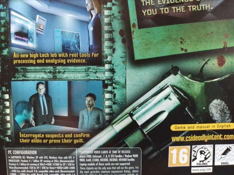 PC - CSI - Crime Scene Investigation - Deadly Intent