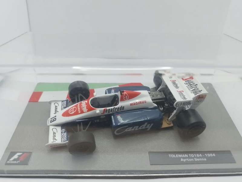 Toleman TG184 -1984 Aryton Senna - Formula 1 Collection 1:43 scale (Car only no magazine)