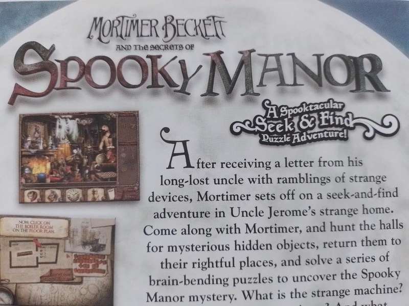 PC - Mortimer Becket and the Secrets of Spooky Manor - Hidden Object Game