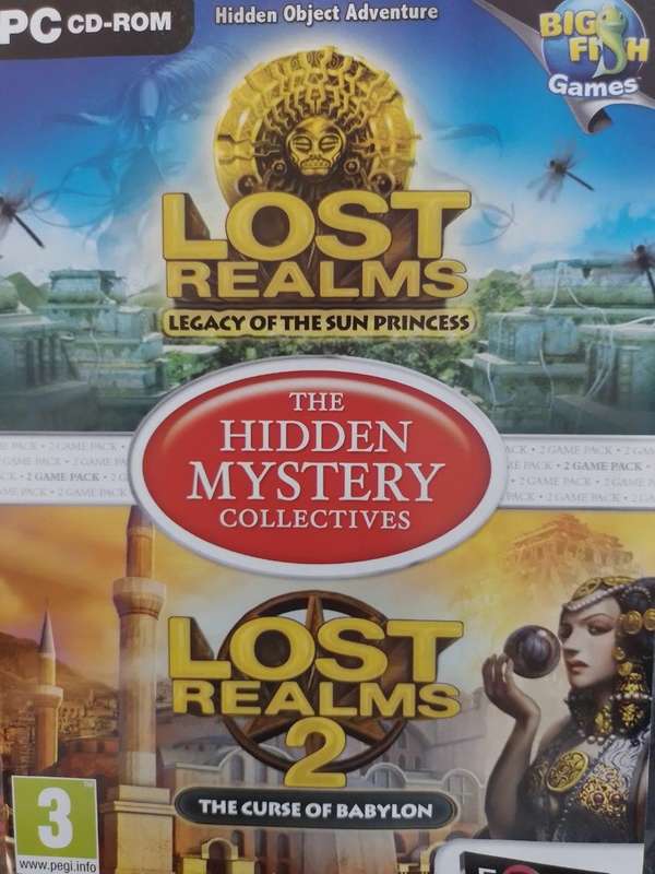 PC - The Hidden Mystery Collectives -Lost Realms 1 & 2 - Hidden Object Game