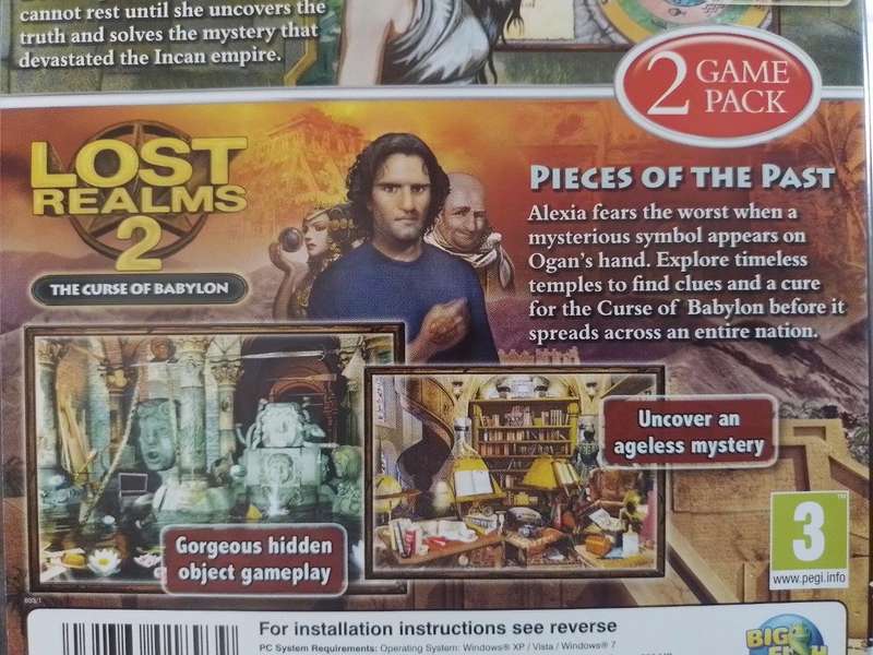 PC - The Hidden Mystery Collectives -Lost Realms 1 & 2 - Hidden Object Game
