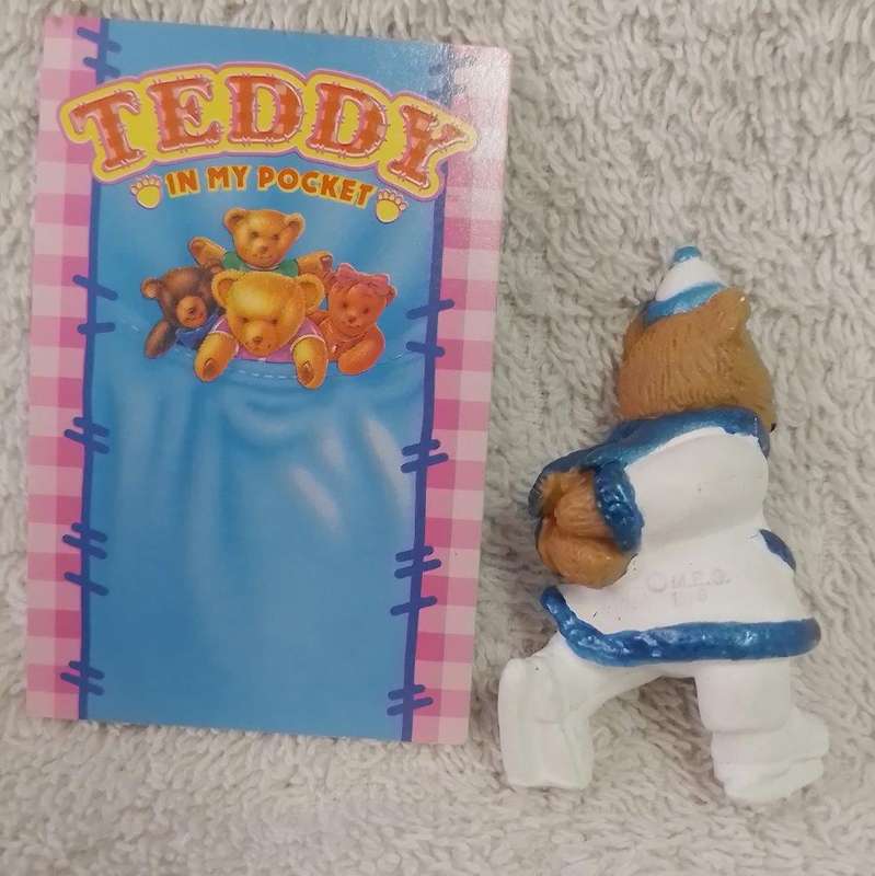 Vintage Teddy In My Pocket - Anna No 35 c/w card