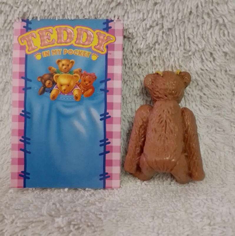 Vintage Teddy In My Pocket - Barry No 32 c/w card