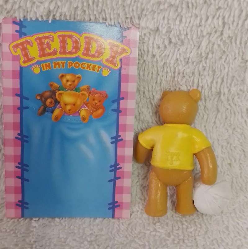 Vintage Teddy In My Pocket - Nathan No 31 c/w card