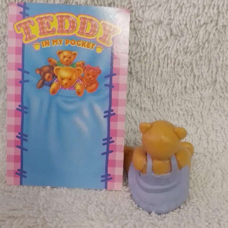Vintage Teddy In My Pocket - Emily No 29 c/w card