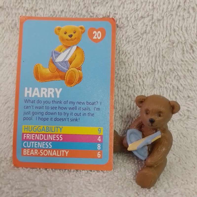Vintage Teddy In My Pocket - Harry No 20 c/w card