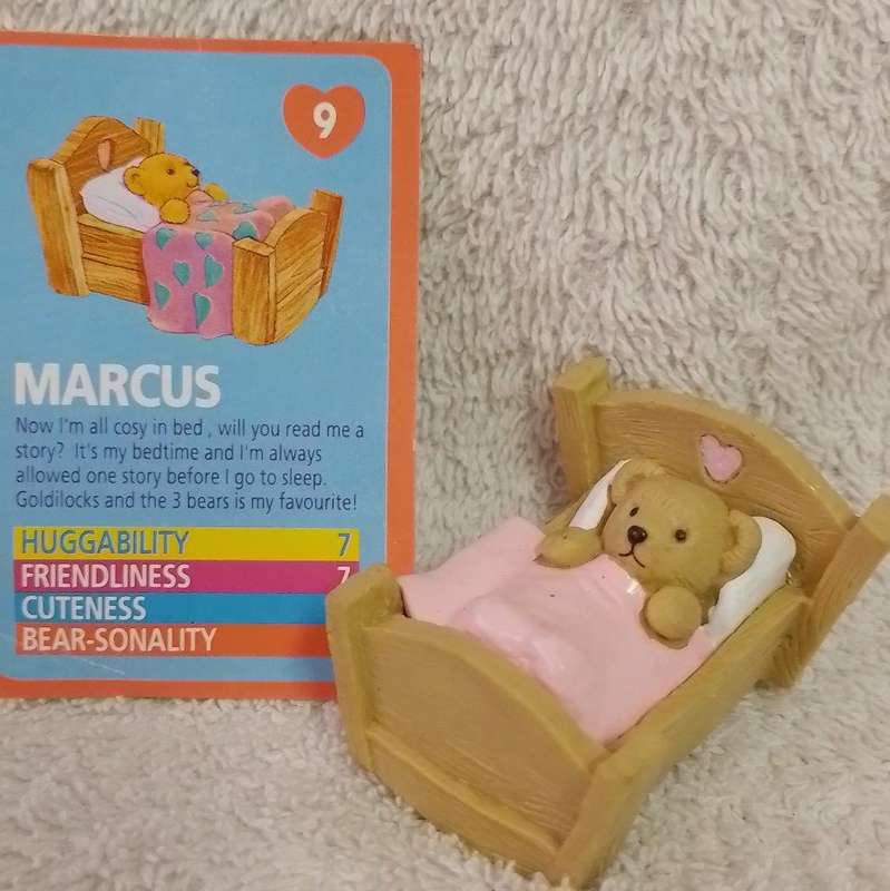 Vintage Teddy In My Pocket - Marcus No 9 c/w card