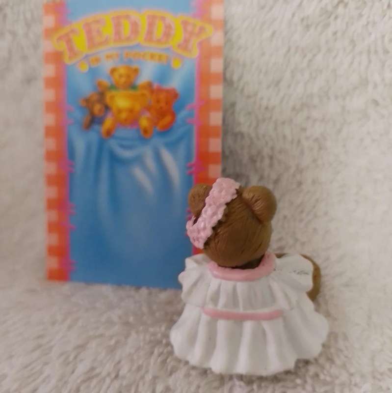 Vintage Teddy In My Pocket - Lucy No 4 c/w card