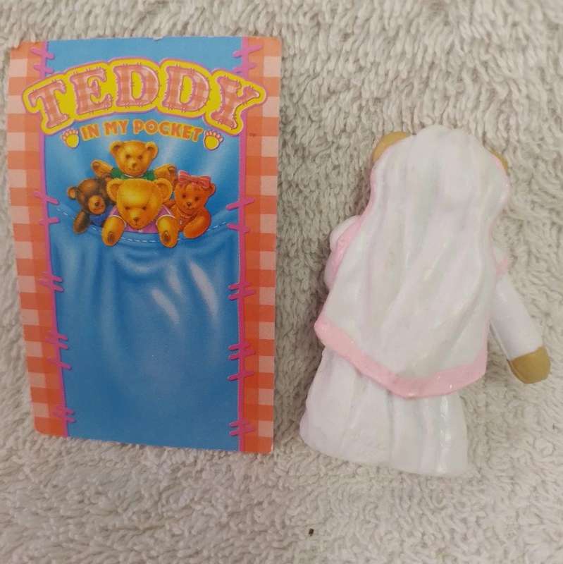 Vintage Teddy In My Pocket - Simon & Rhian No's 1 & 2 c/w cards