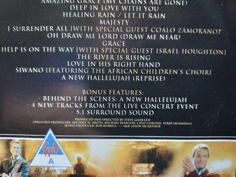 DVD - Michael W.Smith A New Hallelujah (NTSC)