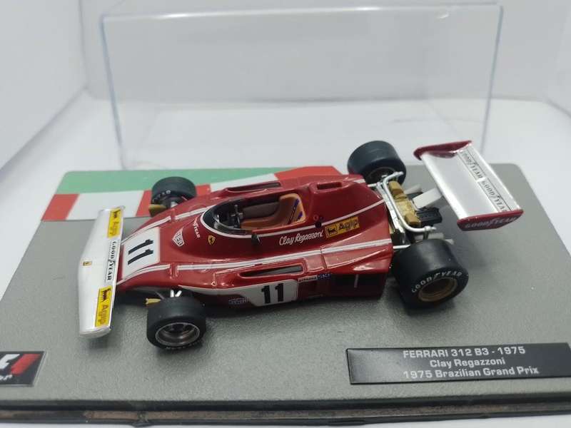 Ferrari 312 B3 1975 Clay Regazzoni Brazilia - Formula 1 Collection 1:43 scale (Car only no magazine)