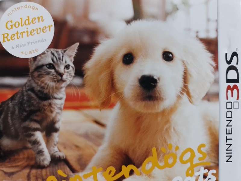 Nintendo 3DS - Nintendogs and Cats - Golden Retriever and New Friends
