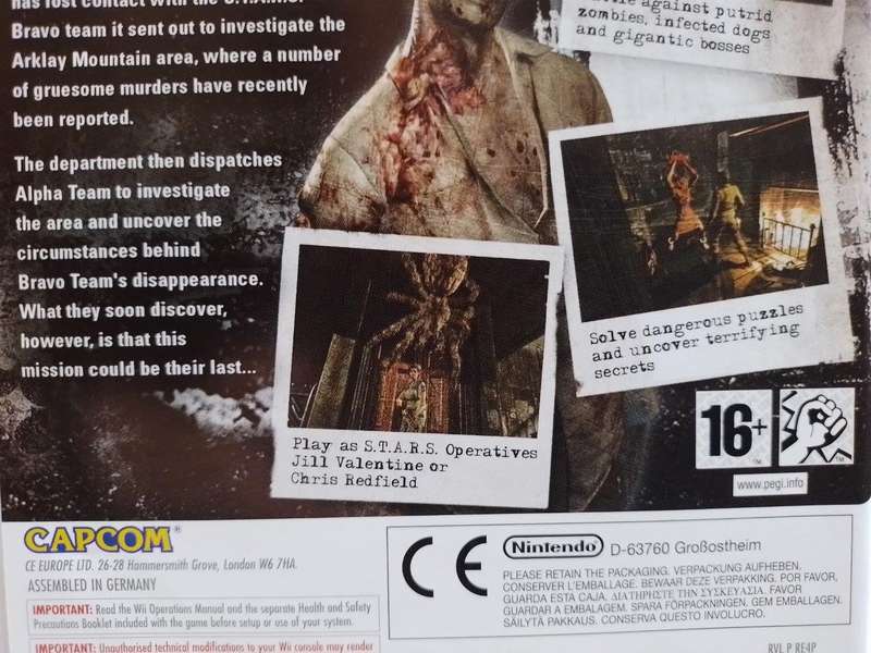 Wii - Resident Evil Archives