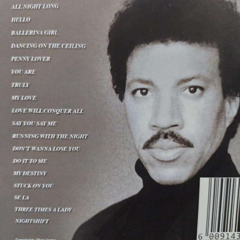 CD - Lionel Richie - Back To Front GSCD 668 116