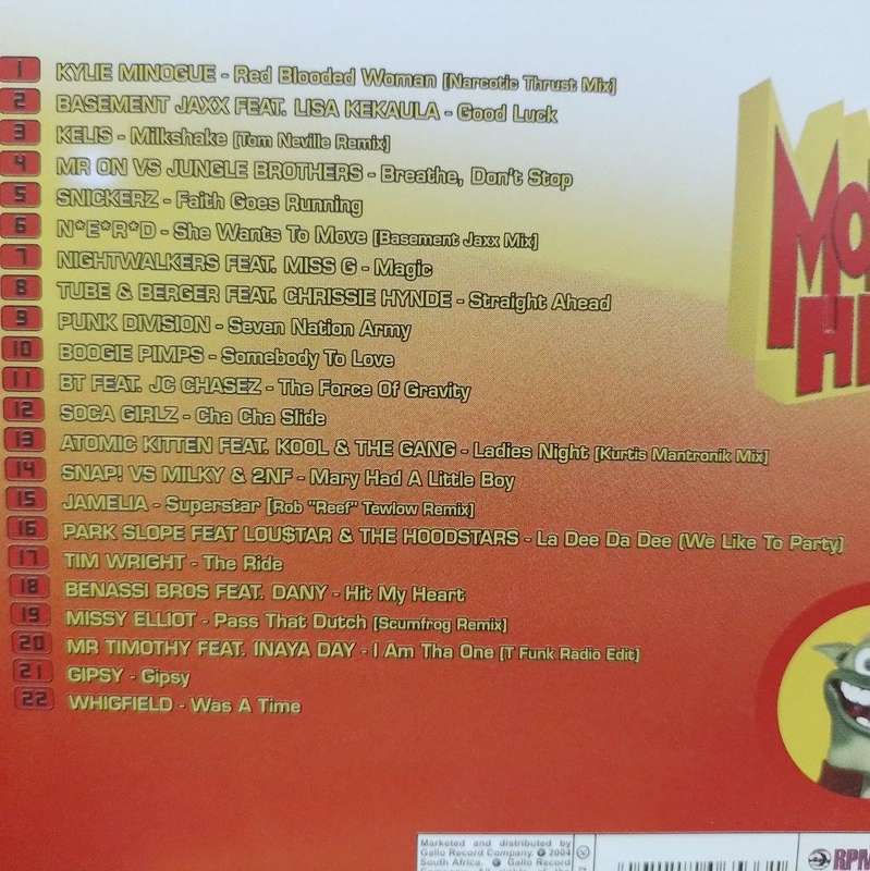 CD - Monster Hits 2004 - CDRPM 1852