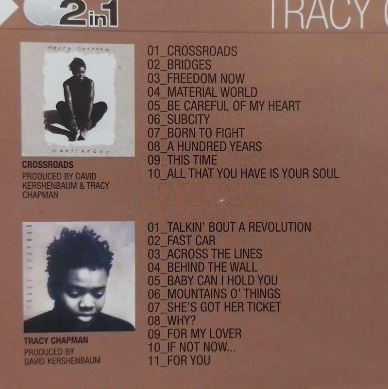CD - Tracy Chapman - Crossroads + Tracy Chapman (2cd) CDWT 1218