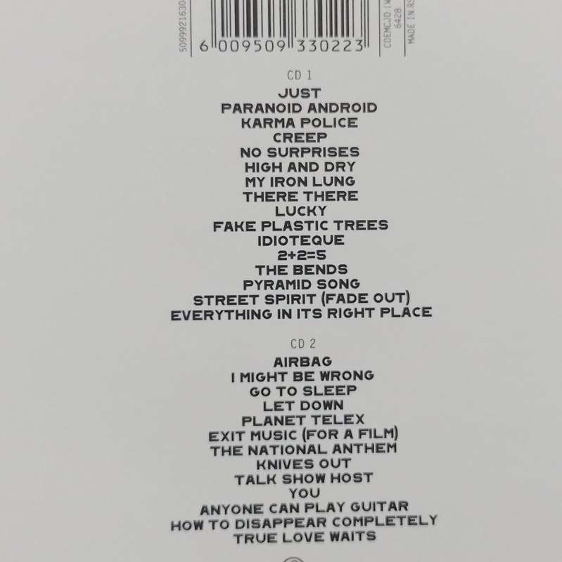 CD -  Radiohead The Best of (2cd) CDEMCJD(WD)6428