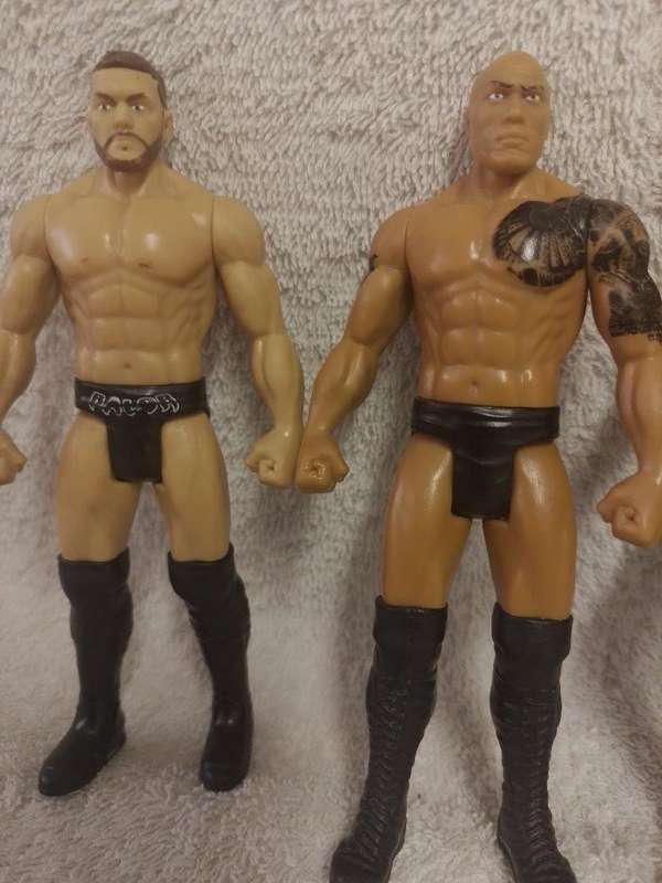 WWE Job Lot of 3 Wrestlers  Mattel 2017 +-15.5cm