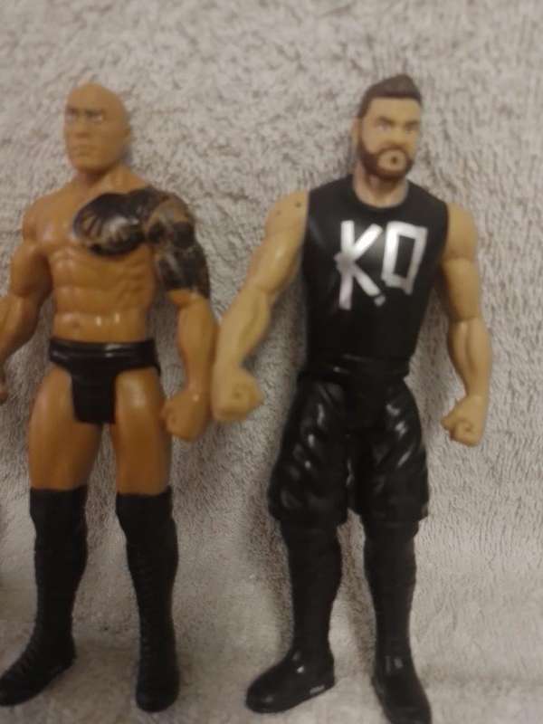 WWE Job Lot of 3 Wrestlers  Mattel 2017 +-15.5cm