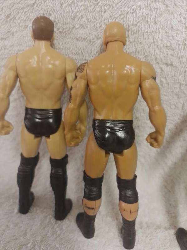 WWE Job Lot of 3 Wrestlers  Mattel 2017 +-15.5cm
