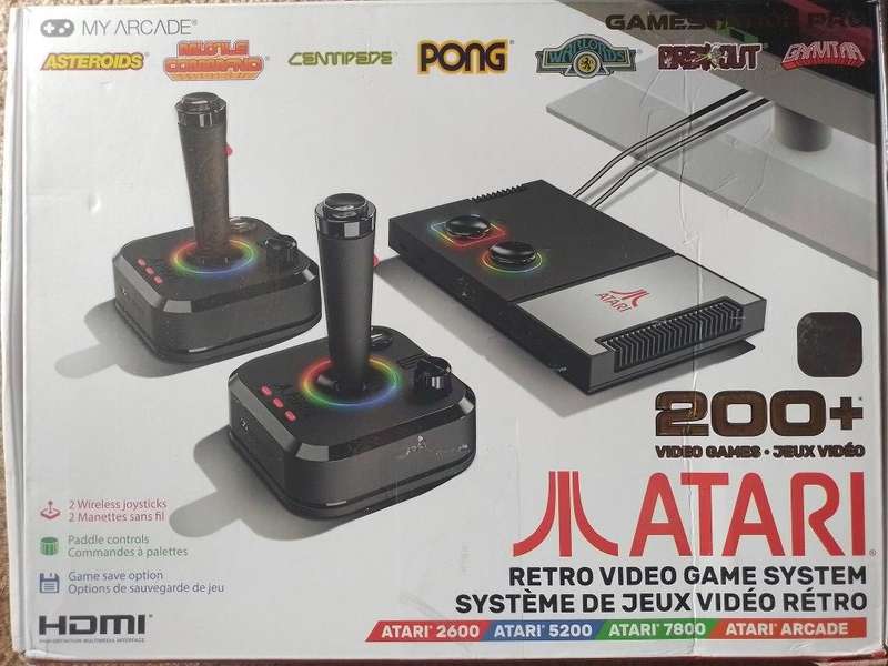 My Arcade Atari GameStation Pro Console with 200+ Games Atari 2600/5200/7800More games can be added