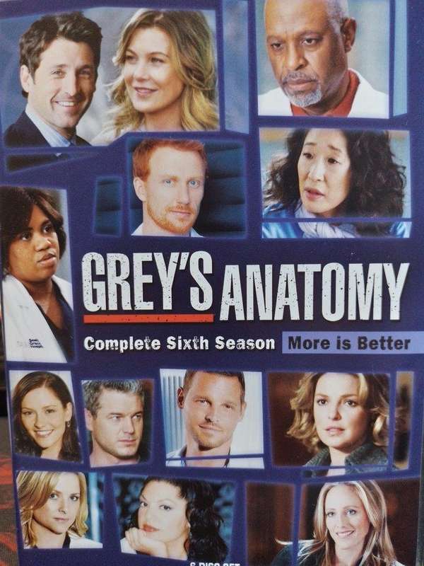 DVD - Grey's Anatomy - Complete Sixth Season