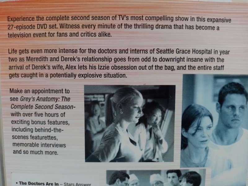 DVD - Grey's Anatomy - The Complete Second Season