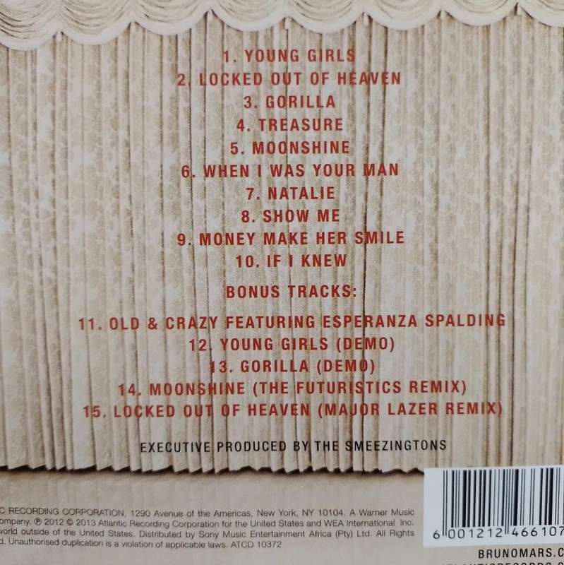 CD - Bruno Mars - Unorthodox Jukebox