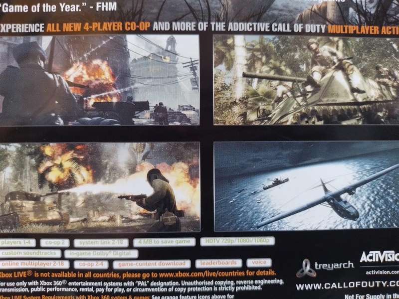 Xbox 360 - Call of Duty World at War