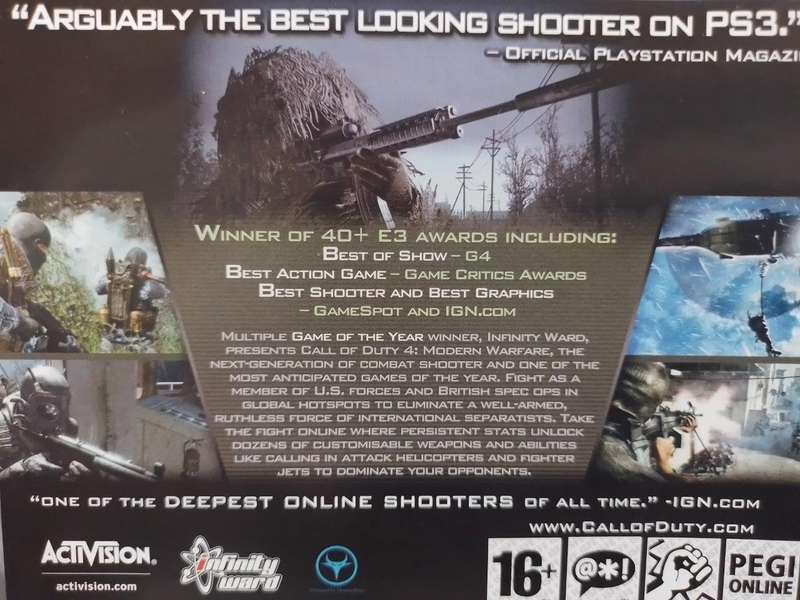 PS3 - Call of Duty Modern Warfare 4