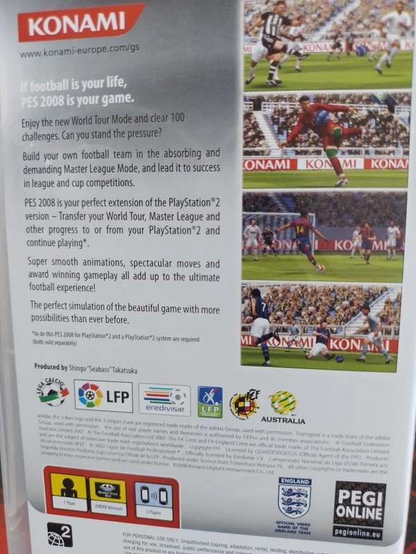 PSP - Pro Evolution Soccer 2008